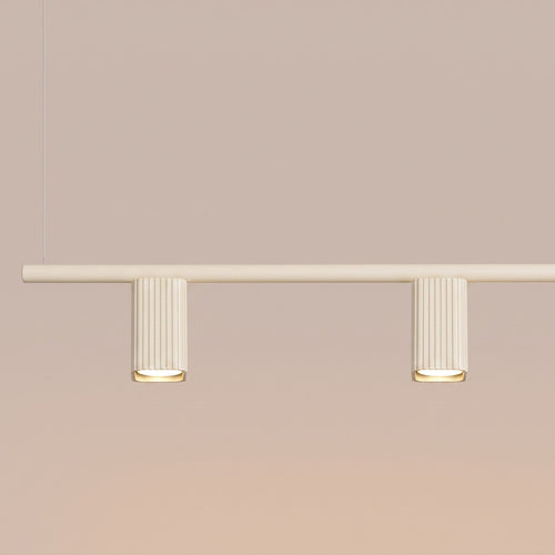 Sollux Lighting Kroonluchter RAYO 4 beige - 122x6x208cm