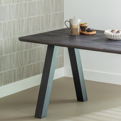 WOOOD utrecht poot kd 1 stuks Tablo - Metaal - Zwart - 72x79x10 - vtwonen shop