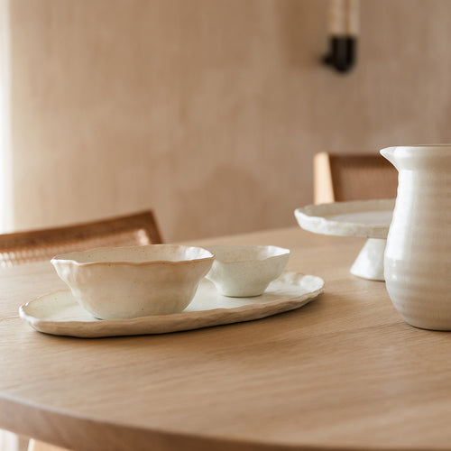 S|P Collection - Serveerschaal 39x23,5xH2,5cm beige Nomad - vtwonen shop