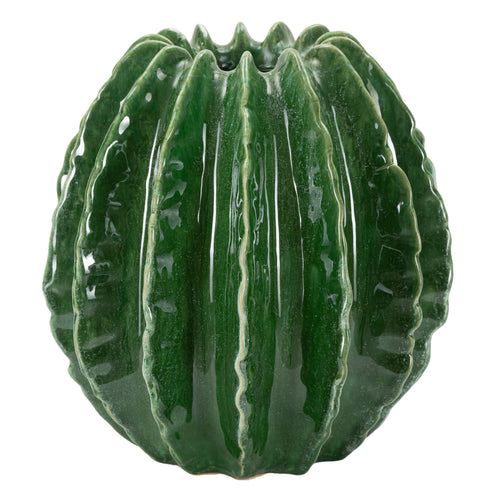 Groene keramische vaas cm ø 23,5x24,5