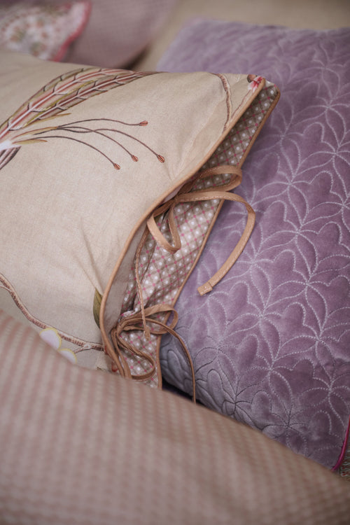 Pip Studio  Bamboo Blossom Cushion - 35 x 60 cm - Khaki - vtwonen shop