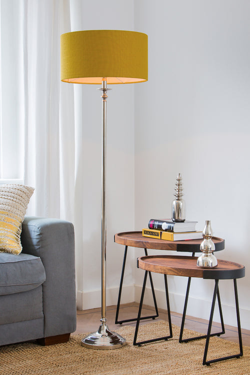 Light & Living vloerlamp SAIGON - Ø26x125cm - zilver