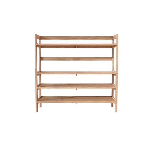 Tikamoon Massief eiken boekenkast - Naturel