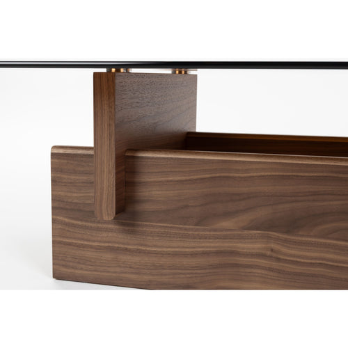 Dutchbone Lucifer Salontafel Walnootfineer - Bruin