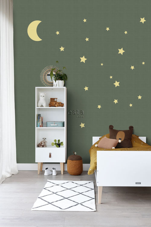 ESTAhome muursticker sterrenhemel geel - 47.5 x 66 cm - 156111 - vtwonen shop