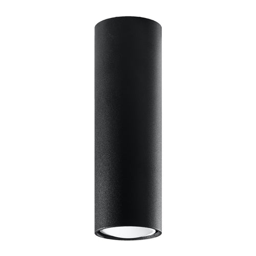 Sollux Lighting Plafondlamp LAGOS 20 zwart - 6x6x20cm