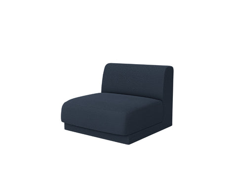 Micadoni Module Miley boucle donkerblauw - 90x75x70cm