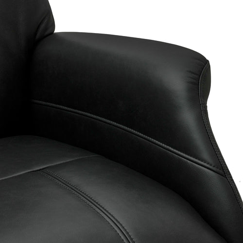 Furnhouse elektrische relaxfauteuil Bonanza - Zwart - Draaibaar - 83x76x115