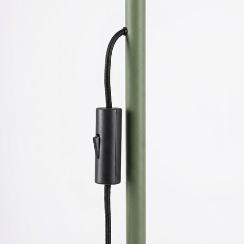 Sollux Lighting Vloerlamp KARBON 3 olijfgroen - 30x30x155cm