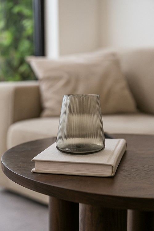 S|P Collection - Glas 30cl smoked Ray - Set van 4 - vtwonen shop