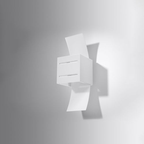 Sollux Lighting Wandlamp LORETO wit - 10x12x30cm