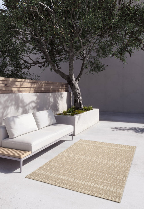 AFK Living vloerkleed Luna - voor binnen en buiten - beige - 200 x 290 cm - vtwonen shop