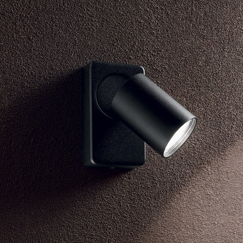 Ideal Lux RUDY - Indoor Spotlight Wandlamp 1 Licht Zwart, GU10