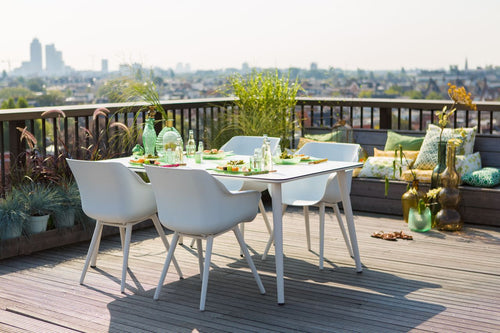 Hartman Tuintafel Sophie Studio - Wit Aluminium - 170x100x75cm - vtwonen shop