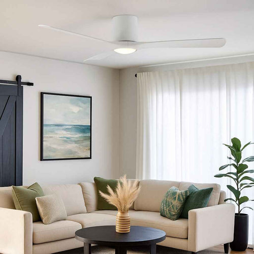 Freelight plafondventilator Storm - 1 lichts - 132  x 23   cm - wit - vtwonen shop