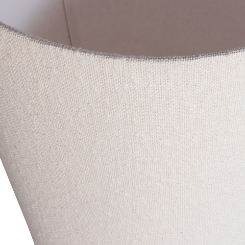 WOOOD vloerlamp Loft - Metaal/Bouclé - Naturel - 187xØ35 cm - vtwonen shop