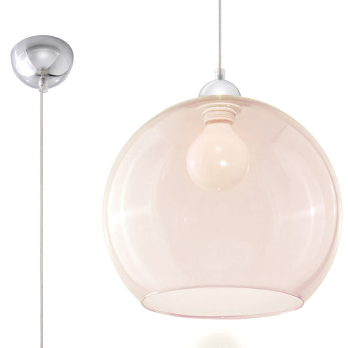 Sollux Lighting Hanglamp BALL champagne - 30x30x120cm