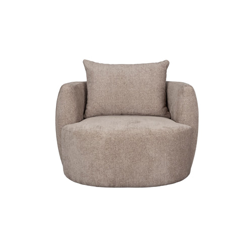 Dutchbone Rocca Fauteuil Cappuccino - vtwonen shop