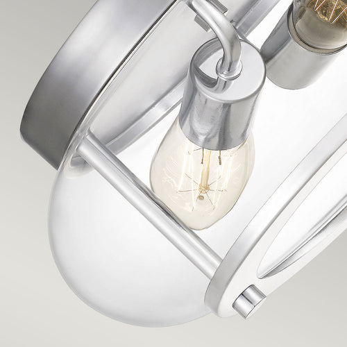 Elstead Quoizel Trilogy Cilindrische Plafondlamp Gepolijst Chroom, IP44