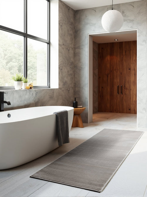 Elle Decoration Perles Shortpile Rug Dolomite Cream Anthracite 160x235 cm - vtwonen shop