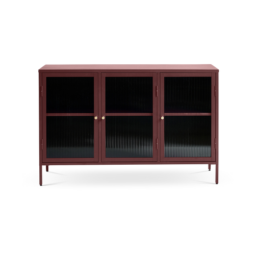 Olivine Katja metalen sideboard rood - 132 x 40 cm - vtwonen shop