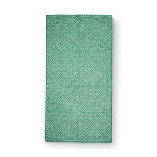 Pip Studio badlaken Tile de Pip - 70x140 cm - groen - vtwonen shop