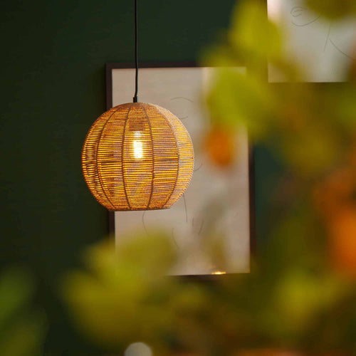 Luqaza hanglamp Roope - naturel - Ø30cm - vtwonen shop