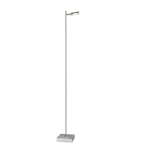 Freelight vloerlamp Block - 1 lichts - 15  x 128   cm - mat chroom - vtwonen shop