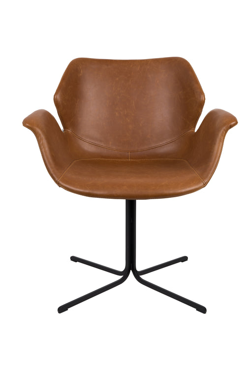 Zuiver Nikki Armstoel Bruin - Set van 2 - vtwonen shop