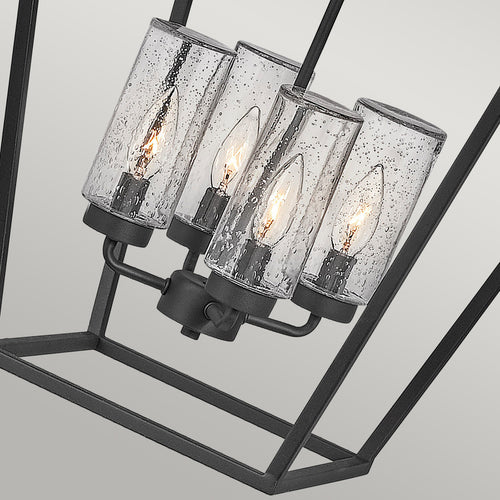 Elstead Hinkley Alford Outdoor hanglamp museum zwart, IP44