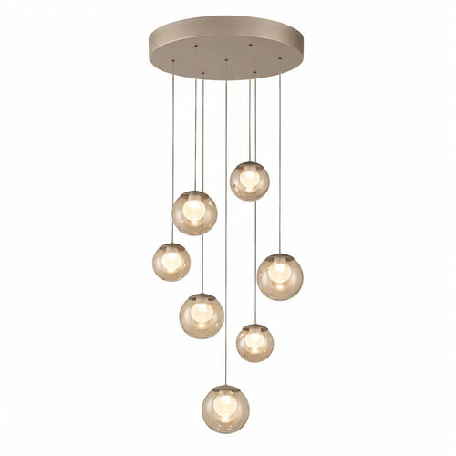 Neuhaus PURE hanglamp Popup - 7 lichts - 40  x 180   cm - champagne
