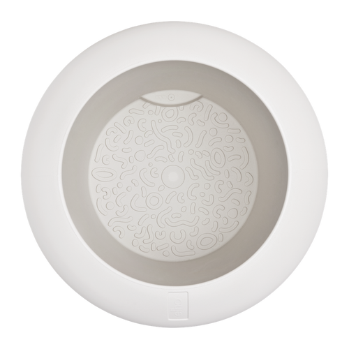 elho amber roll high 43 linnen wit | Bloempot |Premium statementdesign