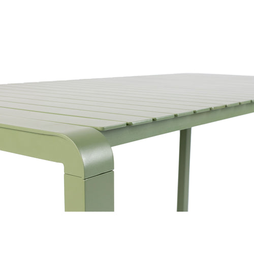 Zuiver Vondel Tuintafel 168,5x87 cm Aluminium Groen - vtwonen shop