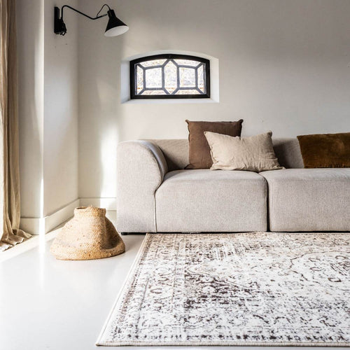 Interieur05 Vintage vloerkleed Arya bruin/beige - 225 x 160 cm