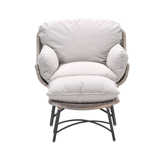 Garden Impressions Loungestoelen Selene vintage willow incl bijzettafel
