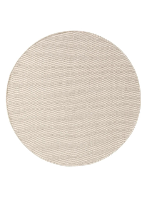 Mrcarpet Rond Wollen vloerkleed Wit Mave 260cm