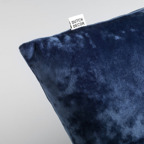KUSSENSET - 4-delig - Tobias - 45x45 cm, 30x50 cm - inclusief binnenkussens - blauw