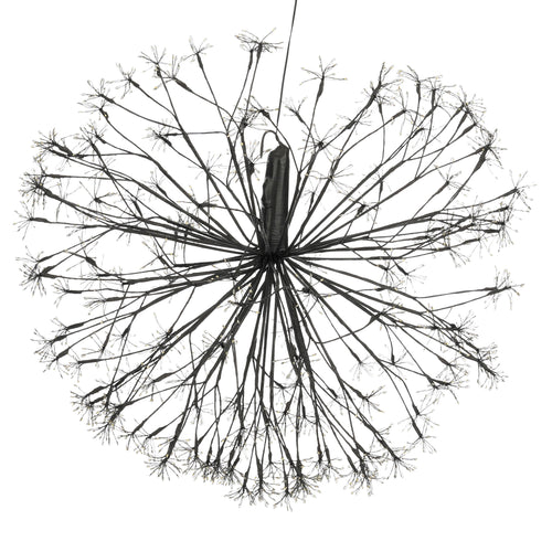 Luca Lighting Kerstverlichting Bal met Warm Witte LED Lampjes - Ø70 cm - Zwart - vtwonen shop