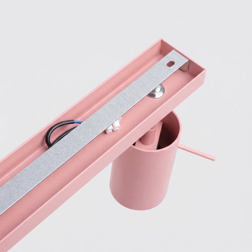 Sollux Lighting Plafondlamp RING 4L roze - 80x6x16cm