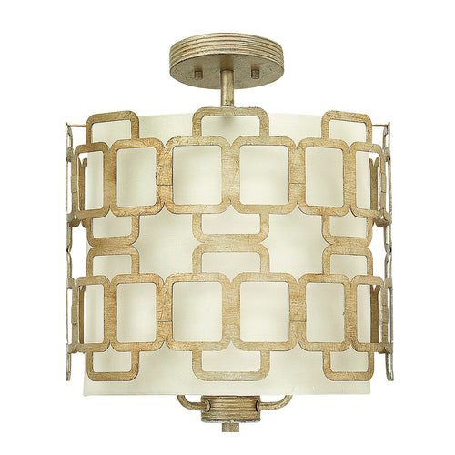 Elstead Sabina - 3-lichts hanglamp zilver, E14