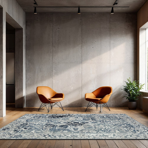 Louis De Poortere vloerkleed Atlantide - blauw - 140x200cm - vtwonen shop