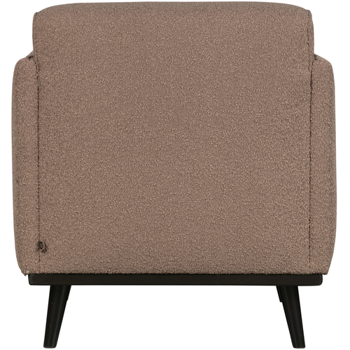 WOOOD fauteuil met arm Statement - Polyester - Nougat - 77x72x93