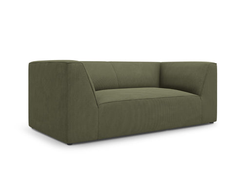 Micadoni Bank Ruby 2-zits, ribfluwelen, groente - 93x174x69cm