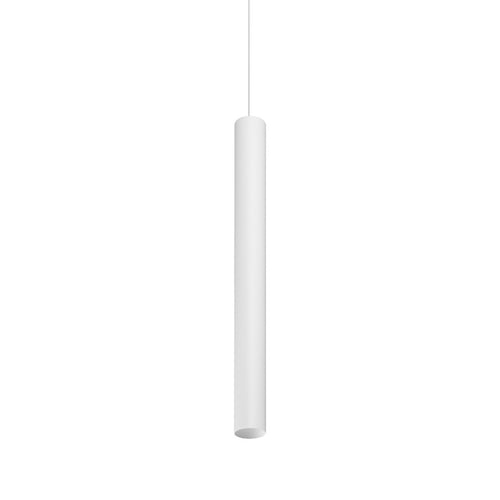 Ideal Lux LOOK 70 cm slanke hanglamp voor aan het plafond, wit, 1x GU10 fitting
