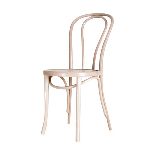 Fameg Vienna Thonet No.18 Houten Bistrostoel Whitewash - vtwonen shop