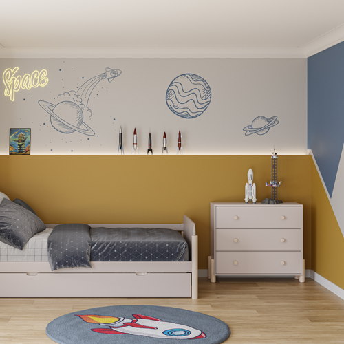 Calicosy - DAPHNE Ladekast - Naturel - 40x90x80 cm