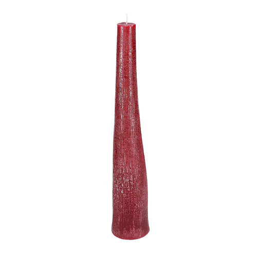 S|P Collection - Kaars 9xH49,5cm bordeaux Twig