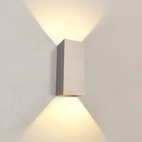 Artdelight wandlamp Dante - 2 lichts - 9  x 24   cm - champagne