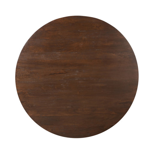 StarFurn Eettafel Madison - Rond Bruin Hout - 150x150x76cm - vtwonen shop