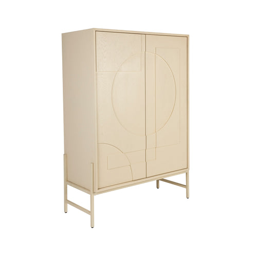 Zuiver Faces Kast/ Opbergkast Hout Beige - vtwonen shop